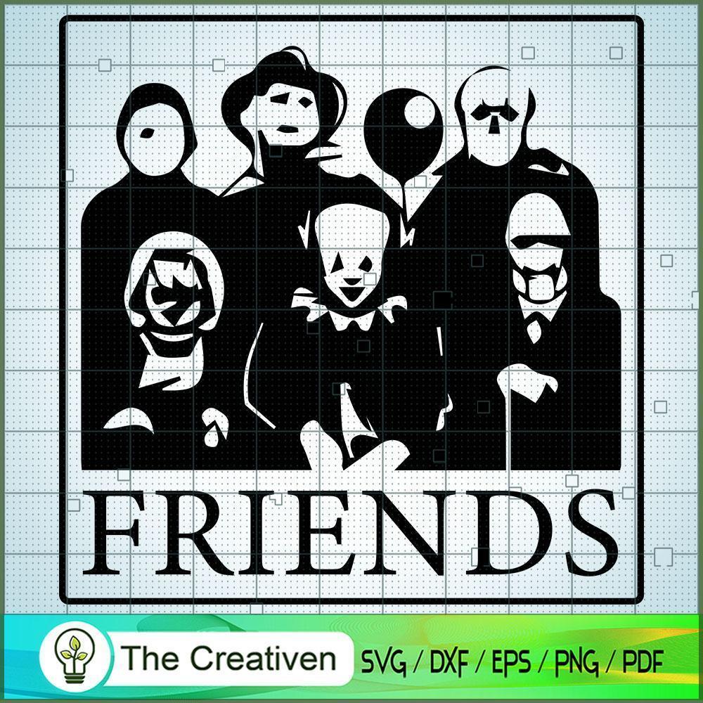 Friends Halloween SVG, Halloween SVG, Horror SVG, Halloween Scary SVG 1 52 copy 1