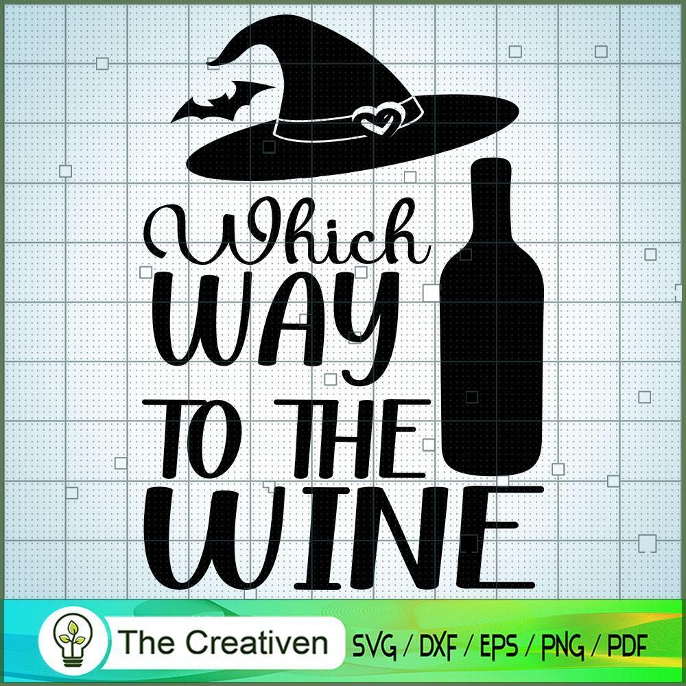 Which Way to the Wine SVG, Halloween SVG, Horror SVG, Halloween Scary SVG 1 48 copy 1