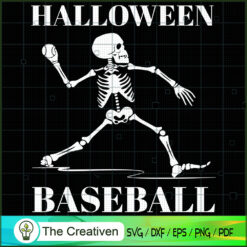 Halloween Baseball SVG Cut File for Cricut & Silhouette