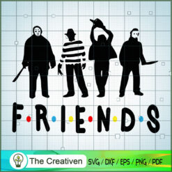 Friends Halloween SVG Cut File for Cricut & Silhouette Design 27359