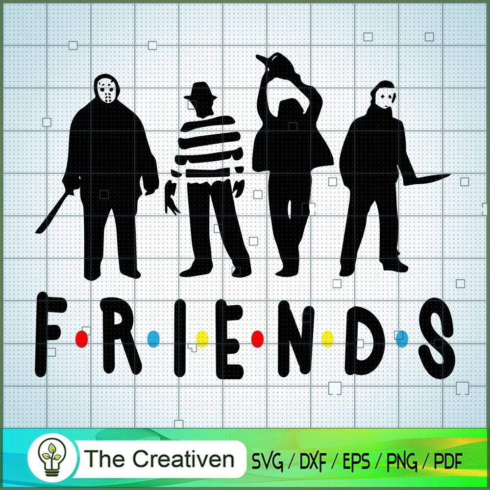 Friends Halloween SVG Cut File for Cricut & Silhouette Design 27359 1 Friends Halloween SVG Cut File for Cricut & Silhouette Design 27359