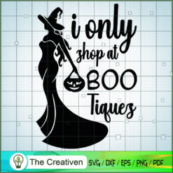 I Only Shop at Boo Tiques SVG Cut File for Cricut & Silhouette