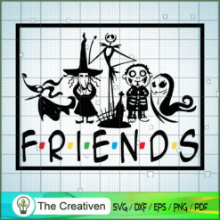 Friends Halloween SVG Cut File for Cricut & Silhouette Design 27323
