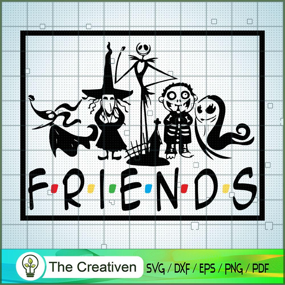 Friends Halloween SVG, Halloween SVG, Horror SVG, Halloween Scary SVG 1 24 copy 2
