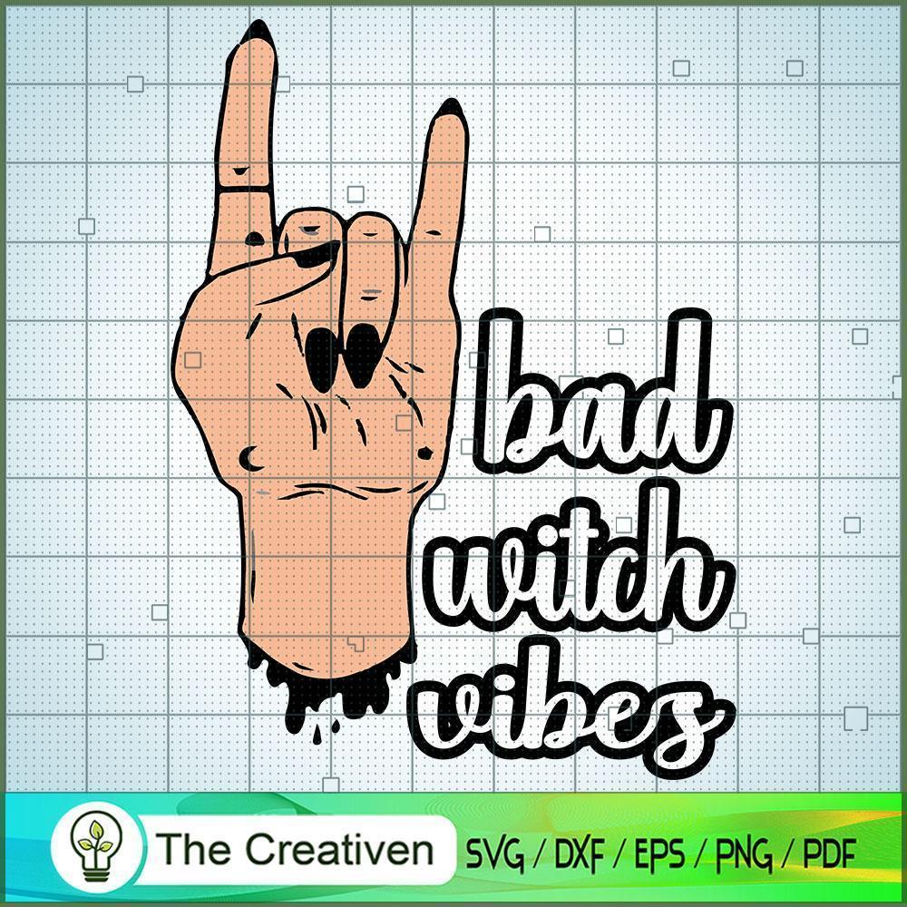 Bad Witch Vibes SVG, Halloween SVG, Horror SVG, Halloween Scary SVG 1 13 copy 3