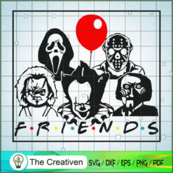 Friends Halloween SVG Cut File for Cricut & Silhouette Design 27291