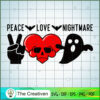 Peace Love Nightmare SVG, Halloween SVG, Horror SVG, Halloween Scary SVG 3 8 copy 3