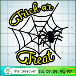 Trick or Treat SVG Cut File for Cricut & Silhouette Design 27275