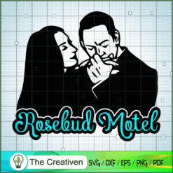 Rosebud Motel SVG Cut File for Cricut & Silhouette