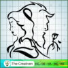 Outline Couple SVG Cut File for Cricut & Silhouette