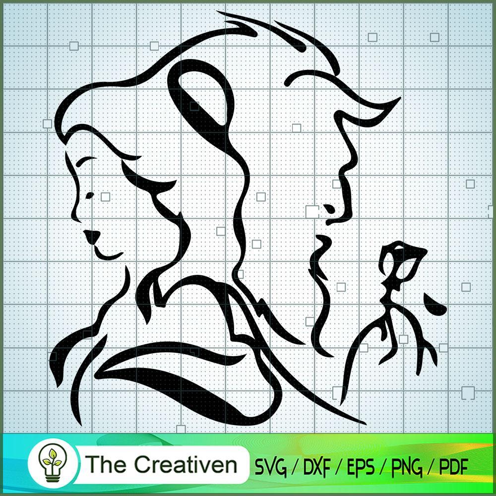 Outline Couple SVG Cut File for Cricut & Silhouette 1 Outline Couple SVG Cut File for Cricut & Silhouette