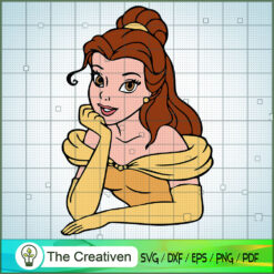 Belle Beautiful Pose SVG Cut File for Cricut & Silhouette