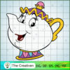 Cute Mrs.Potts SVG Cut File for Cricut & Silhouette