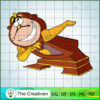 Funny Cogsworth SVG Cut File for Cricut & Silhouette 3 25 copy 1