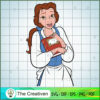 Belle Hugs A Book SVG Cut File for Cricut & Silhouette 3 19 copy 1