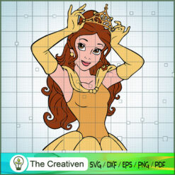 Queen Belle SVG Cut File for Cricut & Silhouette