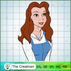 Beautiful Face Belle SVG Cut File for Cricut & Silhouette