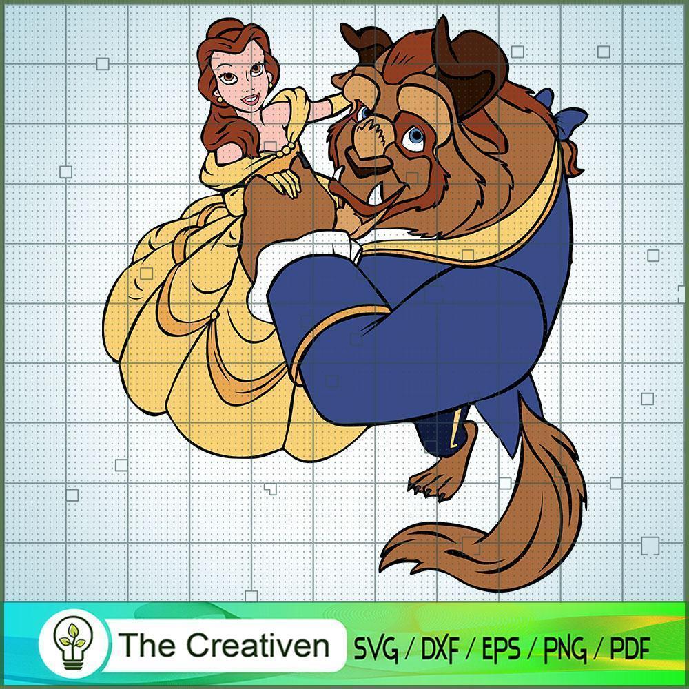 Beauty And The Beast SVG Cut File for Cricut & Silhouette 1 Beauty And The Beast SVG Cut File for Cricut & Silhouette