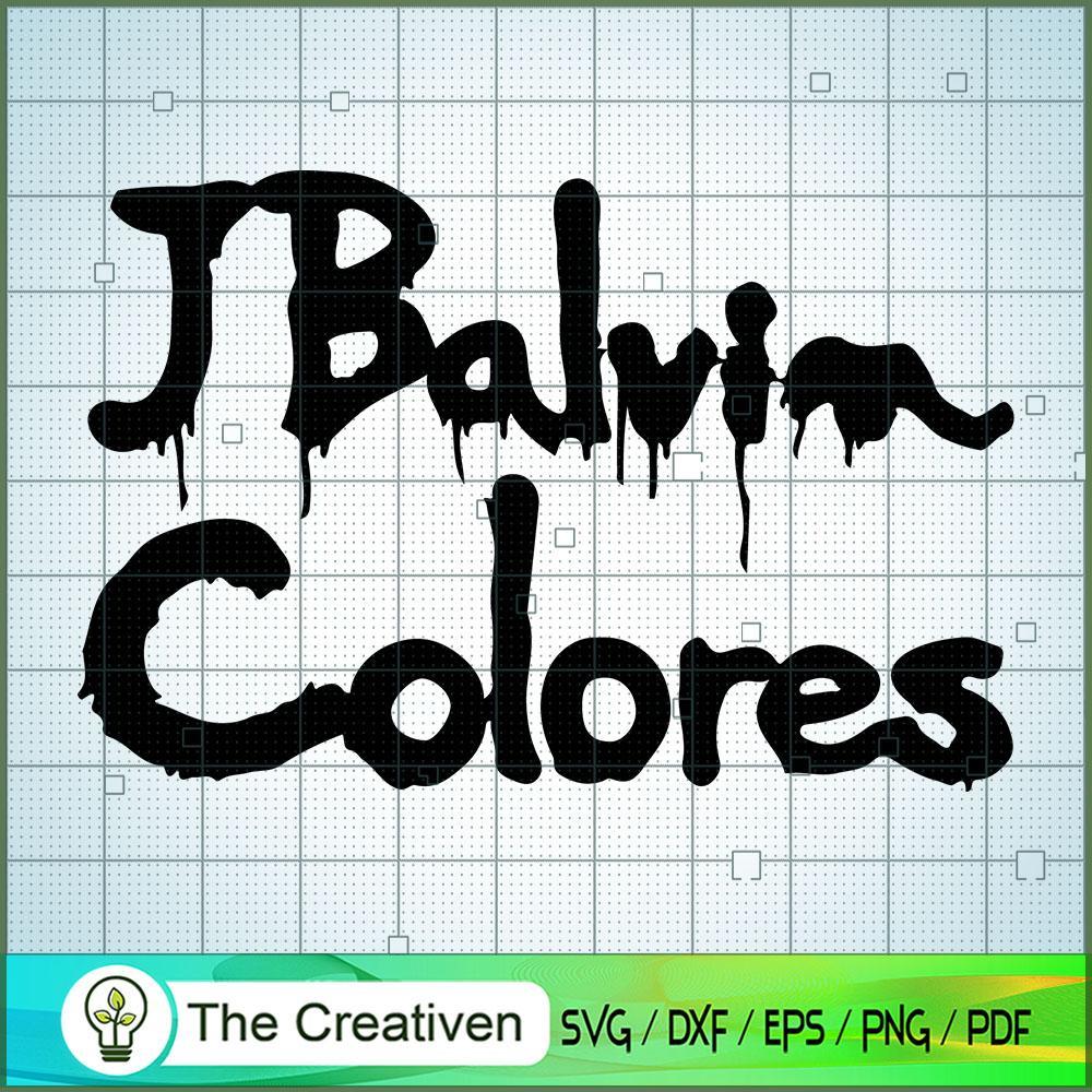 J Balvin Colores SVG Cut File for Cricut & Silhouette 1 J Balvin Colores SVG Cut File for Cricut & Silhouette