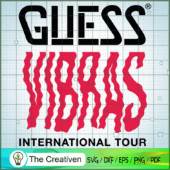 Guess Vibras International Tour SVG Cut File for Cricut & Silhouette