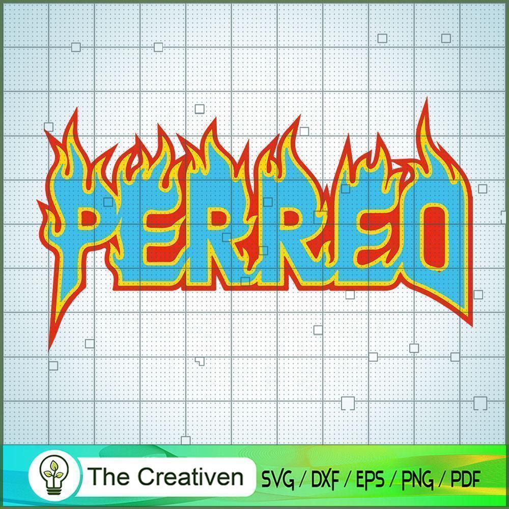 Perreo Logo SVG Cut File for Cricut & Silhouette 1 Perreo Logo SVG Cut File for Cricut & Silhouette
