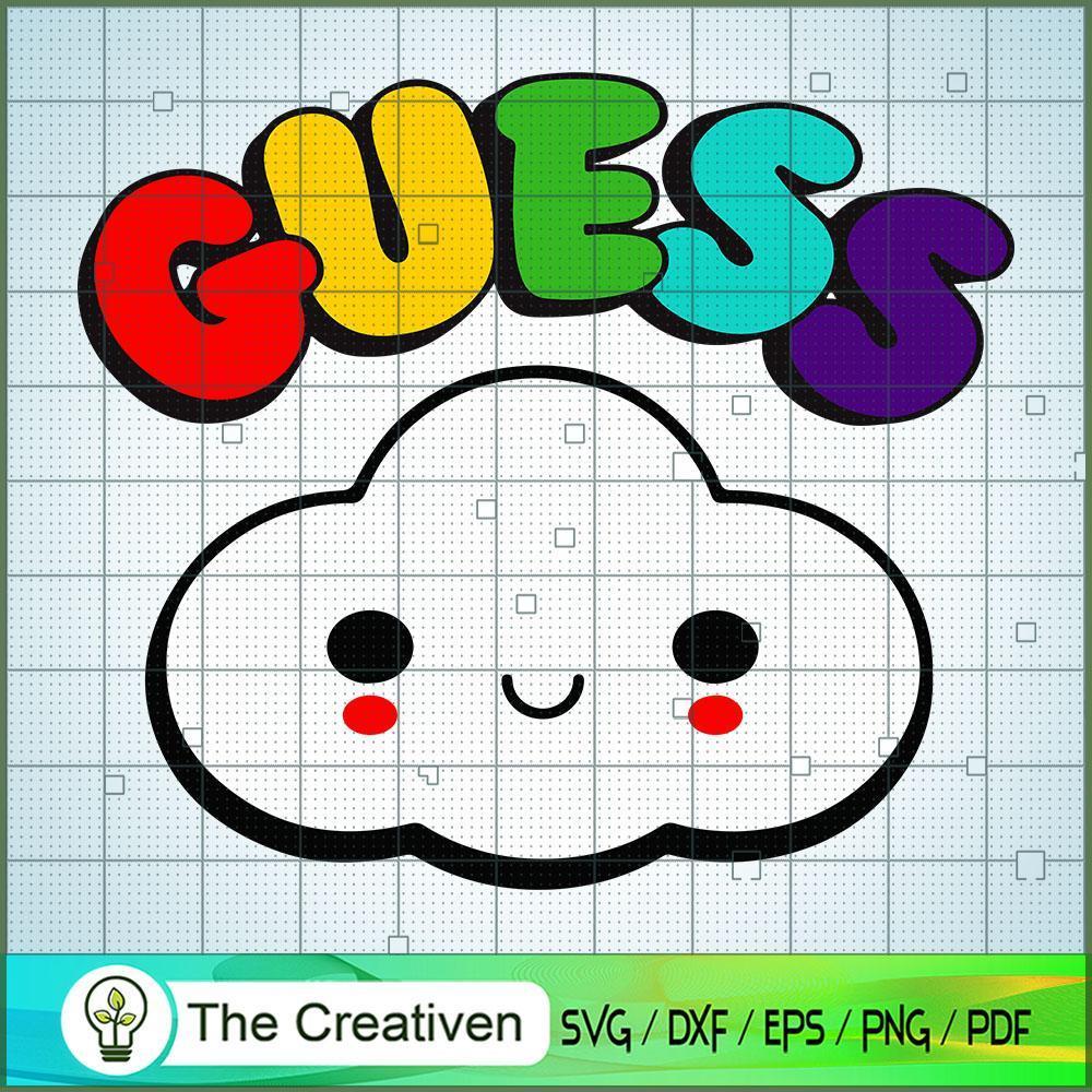 Guess Cloud J Balvin SVG Cut File for Cricut & Silhouette 1 Guess Cloud J Balvin SVG Cut File for Cricut & Silhouette