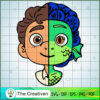Luca Half Fish Face SVG, Luca SVG, Cartoon SVG 3 Luca 0019 01 copy