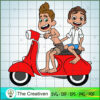 Luca And Alberto Riding The Motorcycle SVG, Luca SVG, Cartoon SVG 3 Luca 0011 01 copy