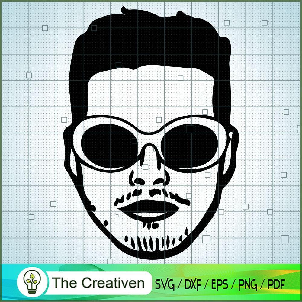 J Balvin Funny Face SVG Cut File for Cricut & Silhouette 1 J Balvin Funny Face SVG Cut File for Cricut & Silhouette