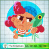 Giulia Marcovaldo Take Fish SVG, Luca SVG, Cartoon SVG 3 Luca 002 copy