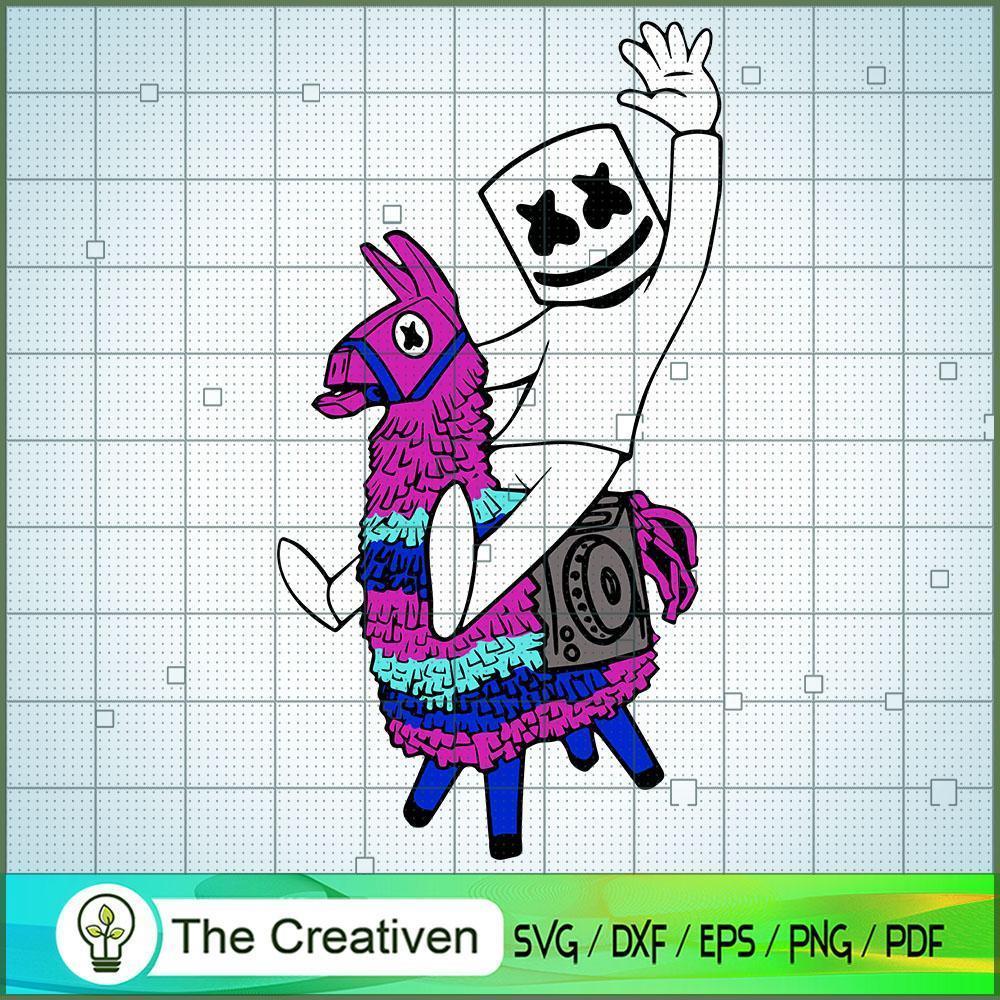 Marshmello Riding Pet SVG, Marshmello SVG, DJ SVG, Producer SVG 1 dj marshmello 003 copy
