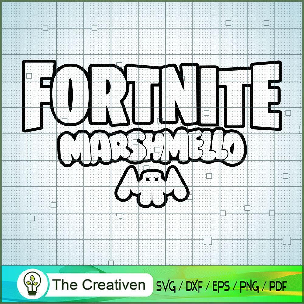 Fortnite Marshmello SVG, Marshmello SVG, DJ SVG, Producer SVG 1 dj marshmello 005 copy