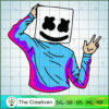 Color Marshmello SVG, Marshmello SVG, DJ SVG, Producer SVG 2 dj marshmello 002 copy