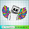 Marshmello Colorful Wing SVG, Marshmello SVG, DJ SVG, Producer SVG 2 dj marshmello 001 01 copy