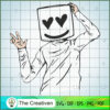Funny Man Marshmello SVG, Marshmello SVG, DJ SVG, Producer SVG 2 16 copy 1
