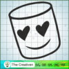 Marshmello Head SVG, Marshmello SVG, DJ SVG, Producer SVG 2 2 copy 2