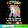 I Am Awesome Therefore I Am  SVG Cut File for Cricut