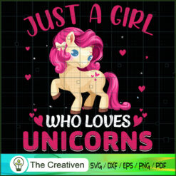 Just A Boy Who Lovers Unicor SVG Cut File for Cricut Design 26685