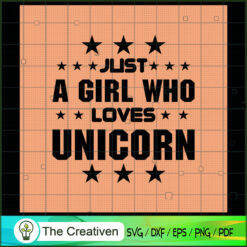 Just A Boy Who Lovers Unicor SVG Cut File for Cricut Design 26671