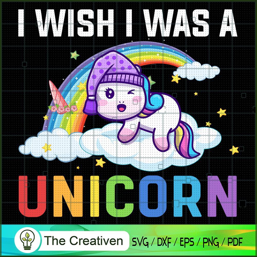 I Wish I Was A Unicorn SVG Cut File for Cricut & Silho Design 26636 1 I Wish I Was A Unicorn SVG Cut File for Cricut & Silho Design 26636