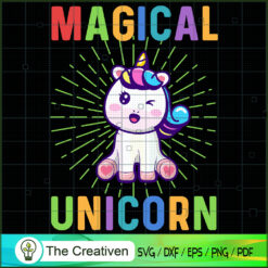 Magical Unicorn SVG Cut File for Cricut & Silhouette