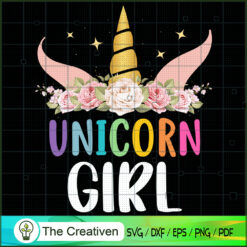 Unicorn Girl SVG Cut File for Cricut & Silhouette