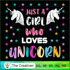 Just A Boy Who Lovers Unicor SVG Cut File for Cricut Design 26608