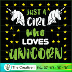 Just A Boy Who Lovers Unicor SVG Cut File for Cricut Design 26607