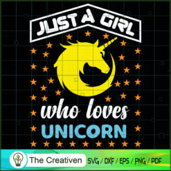 Just A Boy Who Lovers Unicor SVG Cut File for Cricut Design 26604