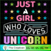 Just A Boy Who Lovers Unicor SVG Cut File for Cricut Design 26602