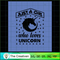 Just A Boy Who Lovers Unicor SVG Cut File for Cricut Design 26603