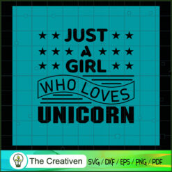 Just A Boy Who Lovers Unicor SVG Cut File for Cricut Design 26600