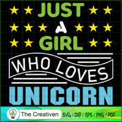Just A Boy Who Lovers Unicor SVG Cut File for Cricut Design 26601