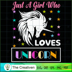 Just A Boy Who Lovers Unicor SVG Cut File for Cricut Design 26599